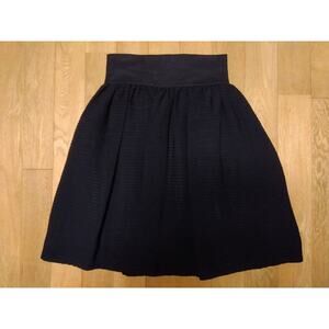 Lanvin en Bleu sheer overlay circle skirt 36 EUC